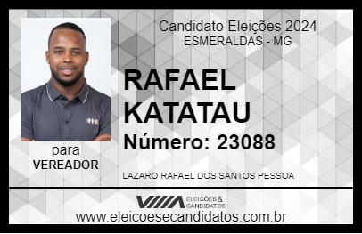 Candidato RAFAEL KATATAU 2024 - ESMERALDAS - Eleições