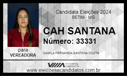 Candidato CAH SANTANA 2024 - BETIM - Eleições