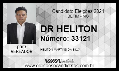 Candidato DR HELITON 2024 - BETIM - Eleições