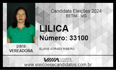 Candidato LILICA 2024 - BETIM - Eleições