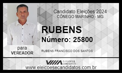 Candidato RUBENS 2024 - CÔNEGO MARINHO - Eleições