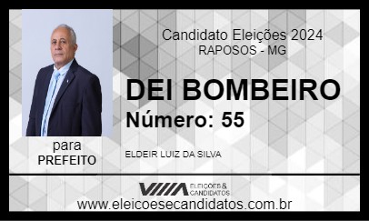 Candidato DEI BOMBEIRO 2024 - RAPOSOS - Eleições