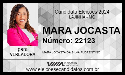 Candidato MARA JOCASTA 2024 - LAJINHA - Eleições