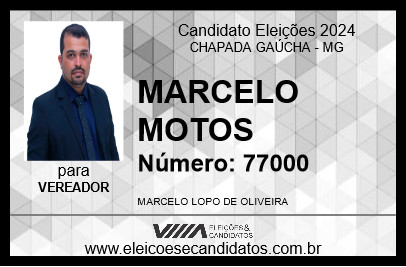 Candidato MARCELO MOTOS 2024 - CHAPADA GAÚCHA - Eleições