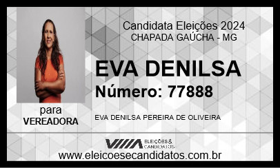 Candidato EVA DENILSA 2024 - CHAPADA GAÚCHA - Eleições