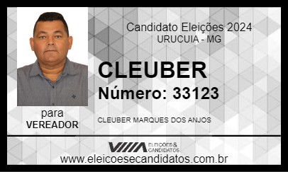 Candidato CLEUBER 2024 - URUCUIA - Eleições