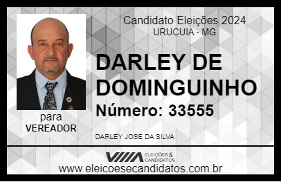 Candidato DARLEY DE DOMINGUINHO 2024 - URUCUIA - Eleições