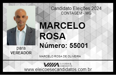 Candidato MARCELO ROSA 2024 - CONTAGEM - Eleições