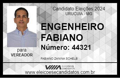 Candidato ENGENHEIRO FABIANO 2024 - URUCUIA - Eleições