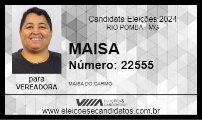 Candidato MAISA 2024 - RIO POMBA - Eleições