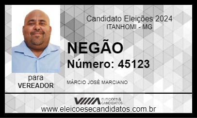 Candidato NEGÃO 2024 - ITANHOMI - Eleições