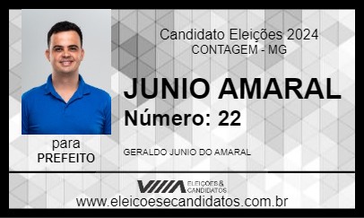 Candidato JUNIO AMARAL 2024 - CONTAGEM - Eleições