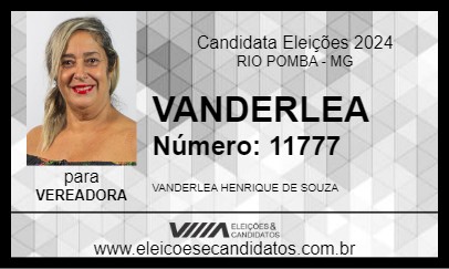 Candidato VANDERLEA 2024 - RIO POMBA - Eleições