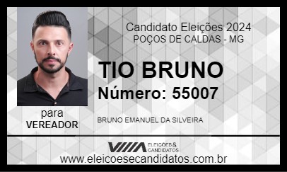 Candidato TIO BRUNO 2024 - POÇOS DE CALDAS - Eleições