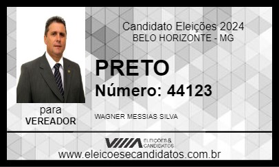 Candidato PRETO 2024 - BELO HORIZONTE - Eleições