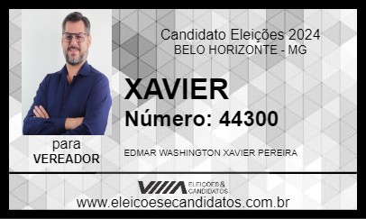 Candidato XAVIER 2024 - BELO HORIZONTE - Eleições