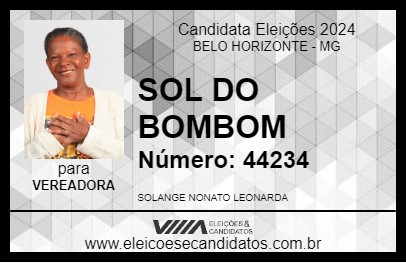 Candidato SOL DO BOMBOM 2024 - BELO HORIZONTE - Eleições