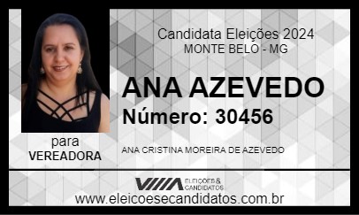 Candidato ANA AZEVEDO 2024 - MONTE BELO - Eleições