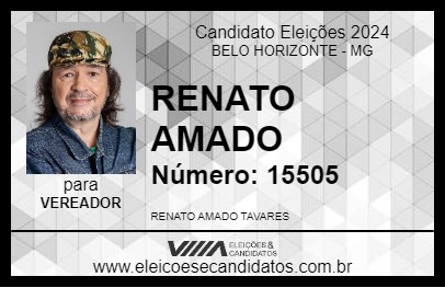 Candidato RENATO AMADO 2024 - BELO HORIZONTE - Eleições