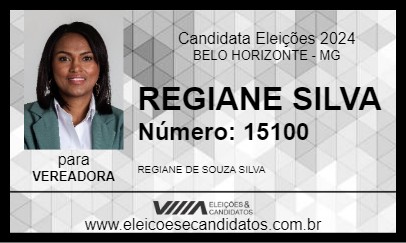 Candidato REGIANE SILVA 2024 - BELO HORIZONTE - Eleições