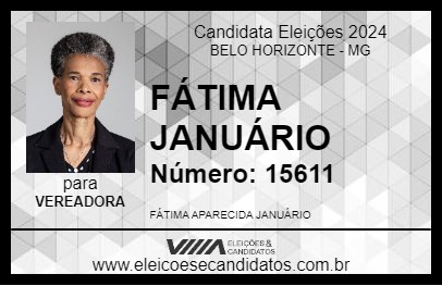 Candidato FÁTIMA JANUÁRIO 2024 - BELO HORIZONTE - Eleições