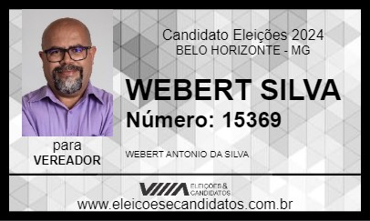 Candidato WEBERT SILVA 2024 - BELO HORIZONTE - Eleições