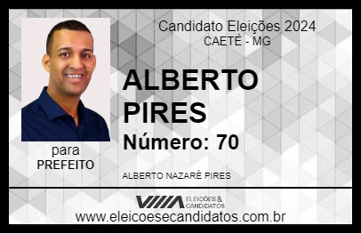 Candidato ALBERTO PIRES 2024 - CAETÉ - Eleições