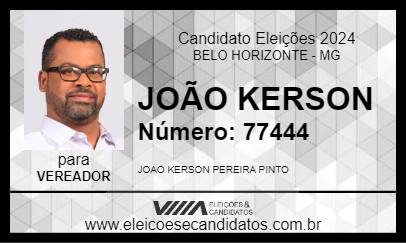 Candidato JOÃO KERSON 2024 - BELO HORIZONTE - Eleições