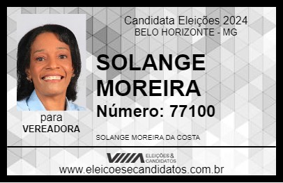 Candidato SOLANGE MOREIRA 2024 - BELO HORIZONTE - Eleições