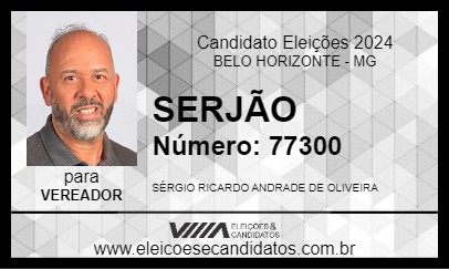 Candidato SERJÃO 2024 - BELO HORIZONTE - Eleições