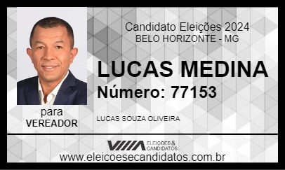 Candidato LUCAS MEDINA 2024 - BELO HORIZONTE - Eleições