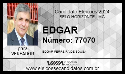 Candidato EDGAR 2024 - BELO HORIZONTE - Eleições