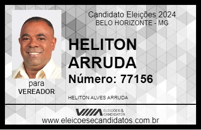 Candidato HELITON ARRUDA 2024 - BELO HORIZONTE - Eleições