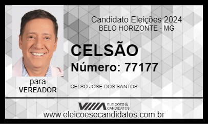 Candidato CELSÃO 2024 - BELO HORIZONTE - Eleições