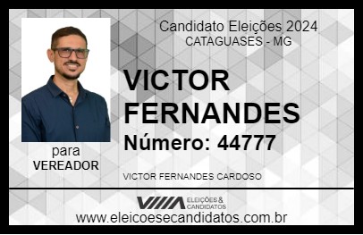 Candidato VICTOR CARDOSO 2024 - CATAGUASES - Eleições