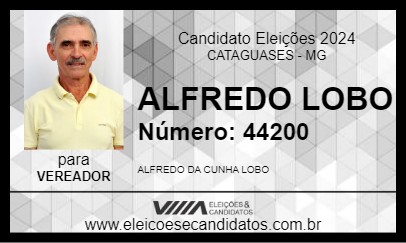 Candidato ALFREDO LOBO 2024 - CATAGUASES - Eleições