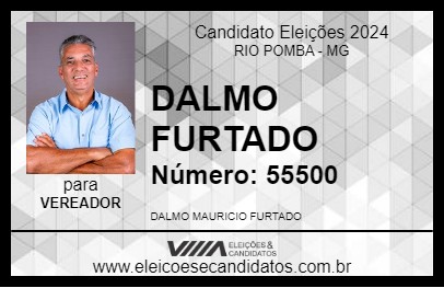 Candidato DALMO FURTADO 2024 - RIO POMBA - Eleições