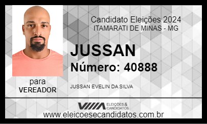 Candidato JUSSAN 2024 - ITAMARATI DE MINAS - Eleições