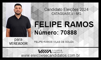 Candidato FELIPE RAMOS 2024 - CATAGUASES - Eleições