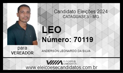 Candidato LEO 2024 - CATAGUASES - Eleições