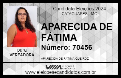 Candidato APARECIDA DE FÁTIMA 2024 - CATAGUASES - Eleições