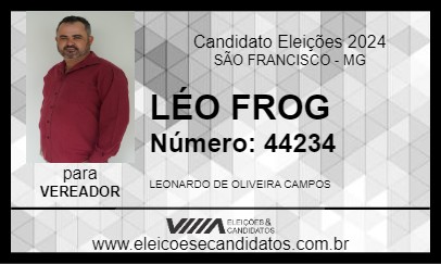 Candidato LÉO CANGUSSU 2024 - SÃO FRANCISCO - Eleições