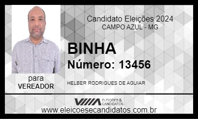 Candidato BINHA 2024 - CAMPO AZUL - Eleições