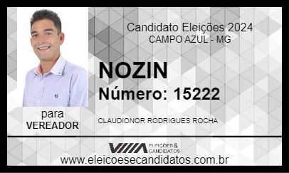 Candidato NOZIM 2024 - CAMPO AZUL - Eleições