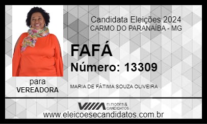 Candidato FAFÁ 2024 - CARMO DO PARANAÍBA - Eleições