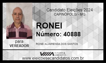 Candidato RONEI 2024 - CAPINÓPOLIS - Eleições