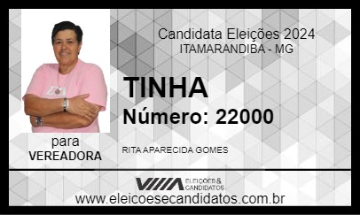 Candidato TINHA 2024 - ITAMARANDIBA - Eleições