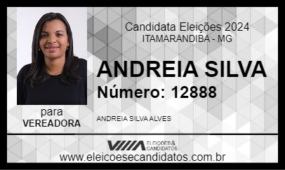 Candidato ANDREIA SILVA 2024 - ITAMARANDIBA - Eleições