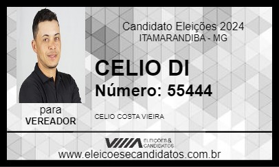 Candidato CELIO DI 2024 - ITAMARANDIBA - Eleições