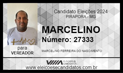 Candidato MARCELINO 2024 - PIRAPORA - Eleições